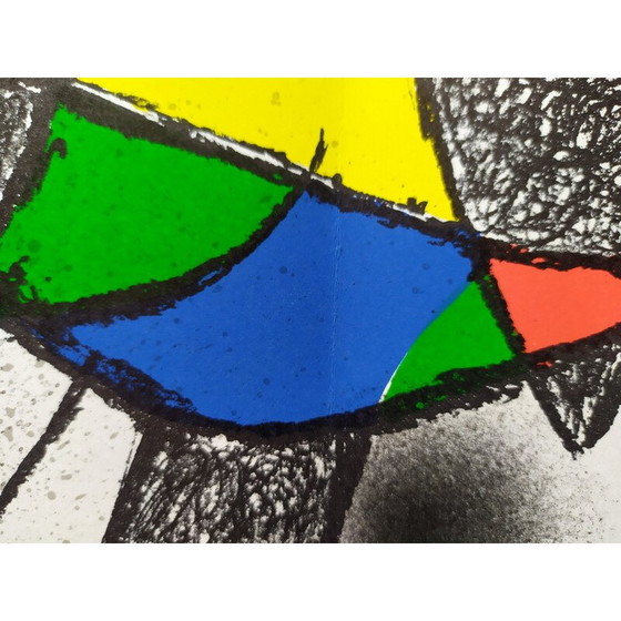 Image 1 of Vintage litho's en boekje van Joan Mirò, 1972