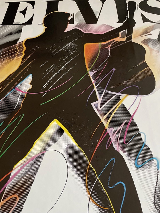 Image 1 of R.Szaybo, Elvis Presley, 1985, Wda Offset, Originele Vintage Poster