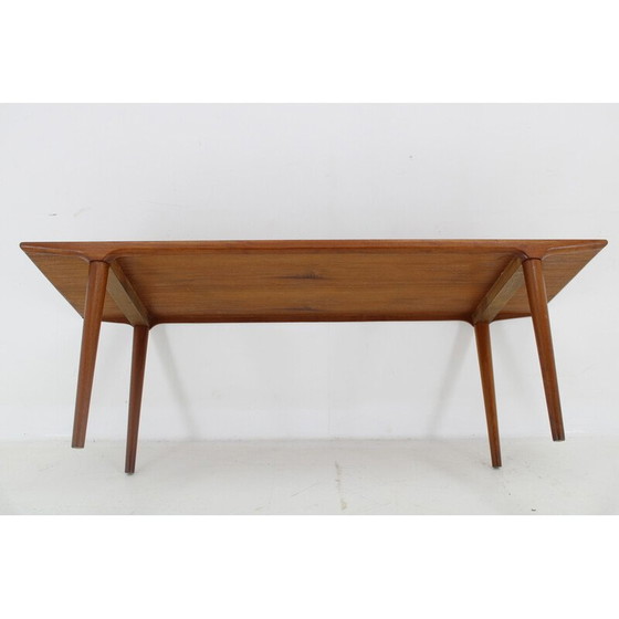 Image 1 of Vintage Deense teakhouten salontafel, jaren 1960