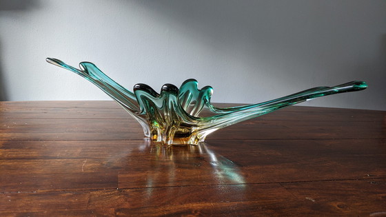 Image 1 of Vintage Glazen Murano Schaal