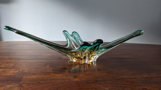 Image 1 of Vintage Glazen Murano Schaal