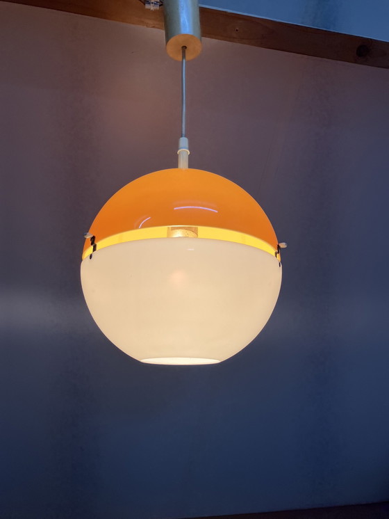 Image 1 of Vintage Space Age Kunststof Hanglamp “Ball” Design