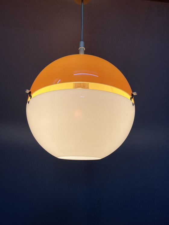 Image 1 of Vintage Space Age Kunststof Hanglamp “Ball” Design