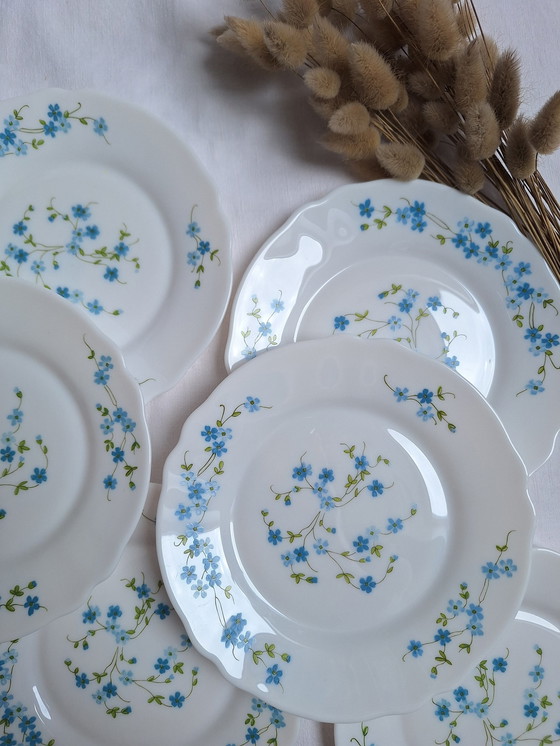 Image 1 of Arcopal Blauw Vintage Dessert Borden