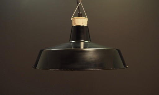 Zwarte hanglamp, Deens ontwerp, 1960S, Productie: Denemarken