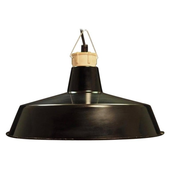 Image 1 of Zwarte hanglamp, Deens ontwerp, 1960S, Productie: Denemarken