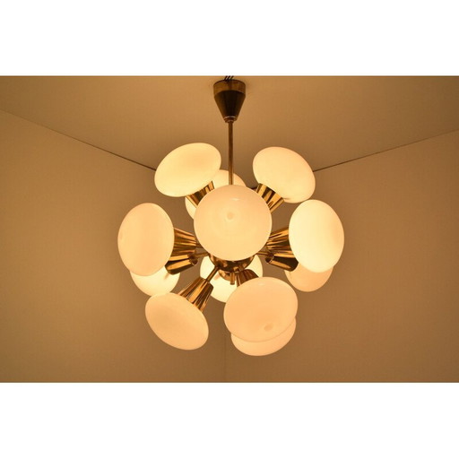 Mid Century kroonluchter Sputnik van Kamenicky Senov, jaren 1960