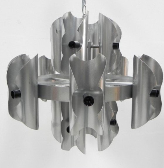 Image 1 of Grote vintage hanglamp met 16 lichtpunten