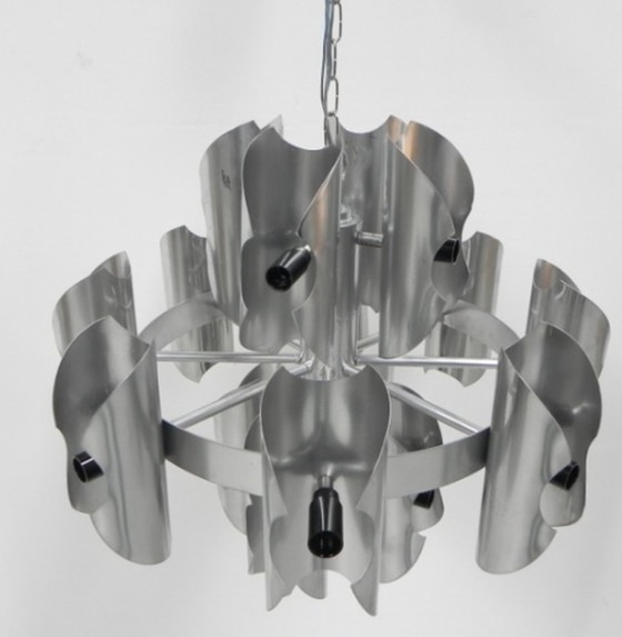 Image 1 of Grote vintage hanglamp met 16 lichtpunten