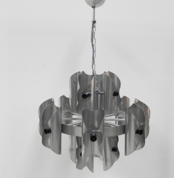 Image 1 of Grote vintage hanglamp met 16 lichtpunten