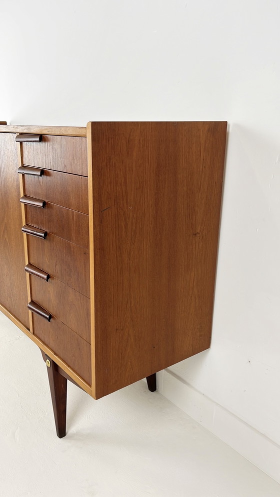 Image 1 of Zweeds Vintage Teak Fineren Dressoir 