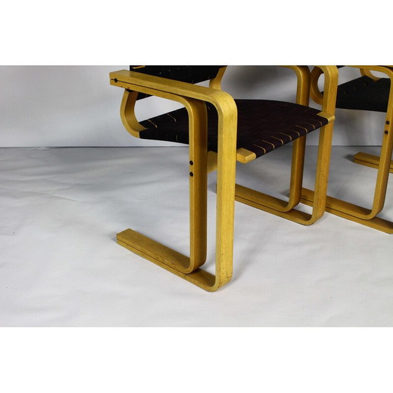 Image 1 of Vintage essenhouten fauteuil van Rud Thygesen en Johnny Sorensen voor Magnus Olesen, Denemarken 1970