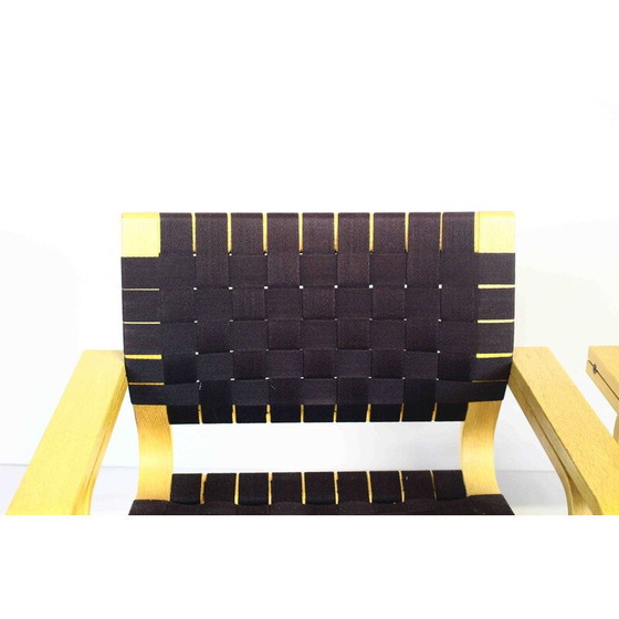 Image 1 of Vintage essenhouten fauteuil van Rud Thygesen en Johnny Sorensen voor Magnus Olesen, Denemarken 1970