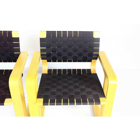 Image 1 of Vintage essenhouten fauteuil van Rud Thygesen en Johnny Sorensen voor Magnus Olesen, Denemarken 1970