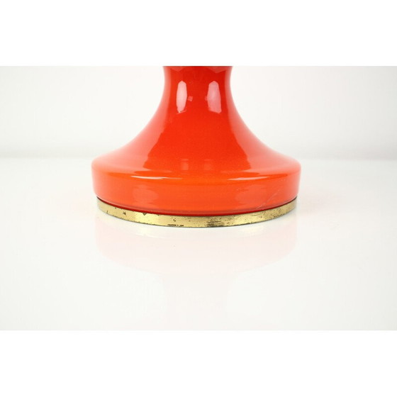 Image 1 of Vintage glazen en metalen tafellamp van Stepan Tabery, Tsjecho-Slowakije 1970