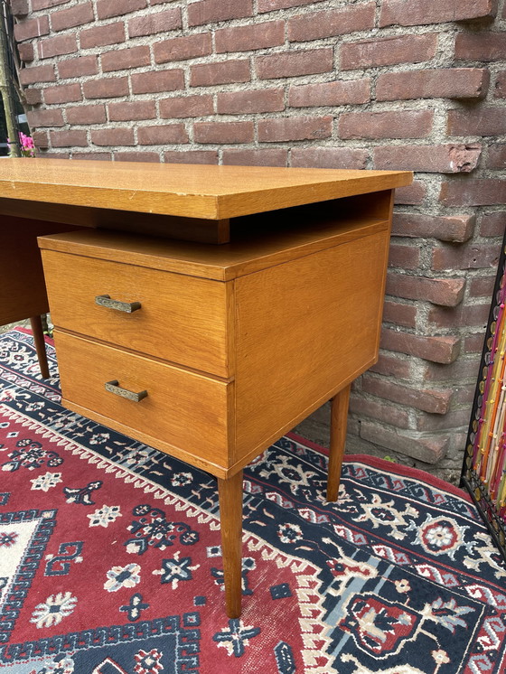 Image 1 of Midcentury teak bureau