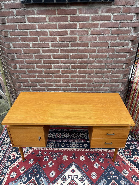 Image 1 of Midcentury teak bureau