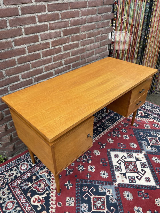 Image 1 of Midcentury teak bureau