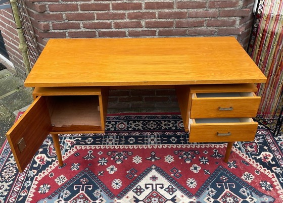 Image 1 of Midcentury teak bureau