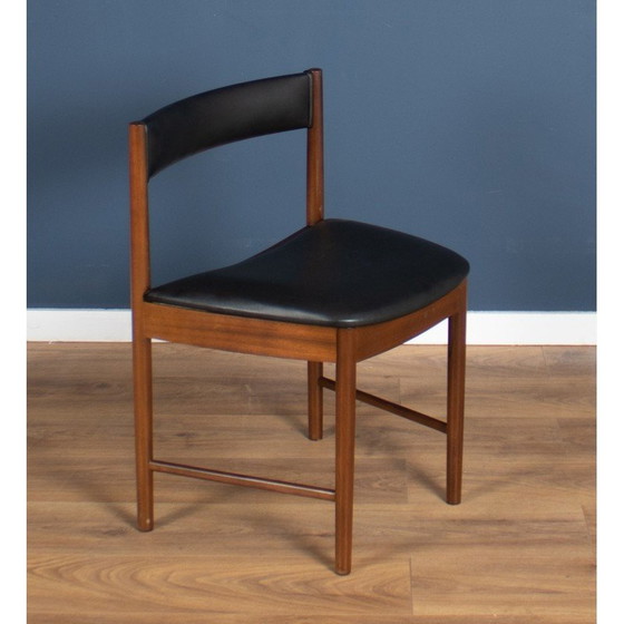 Image 1 of Vintage ronde palissander eetset van Tom Robertson voor A.H. McIntosh, jaren 1960