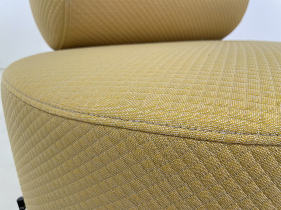 Image 1 of Fést Sinclair lounge chair - no swivel yellow Kvadrat Mosaic