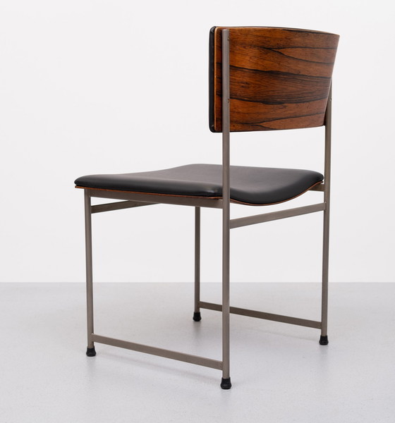 Image 1 of eetEetkamerstoelen SM08 van Cees Braakman pastoe, jaren 50