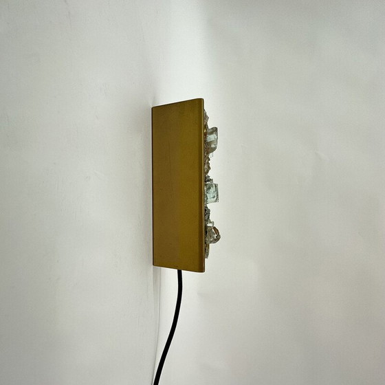 Image 1 of Vintage wandlamp van glas en metaal voor Cosack Leuchten, Duitsland 1970