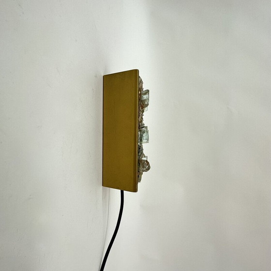 Image 1 of Vintage wandlamp van glas en metaal voor Cosack Leuchten, Duitsland 1970