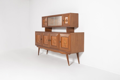 Italiaanse Mid Century Buffet/Sideboard