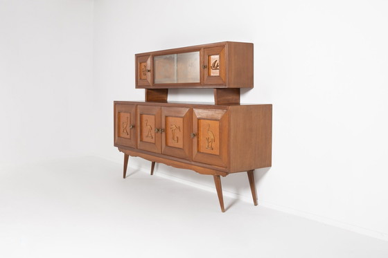 Image 1 of Italiaanse Mid Century Buffet/Sideboard