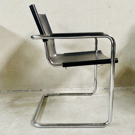 Image 1 of 8 x Matteo Grassi MG5 Visitor eetkamerstoelen Mart Stam 1970