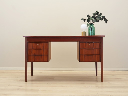 Teakhouten bureau, Deens ontwerp, 1960S, Productie: Denemarken