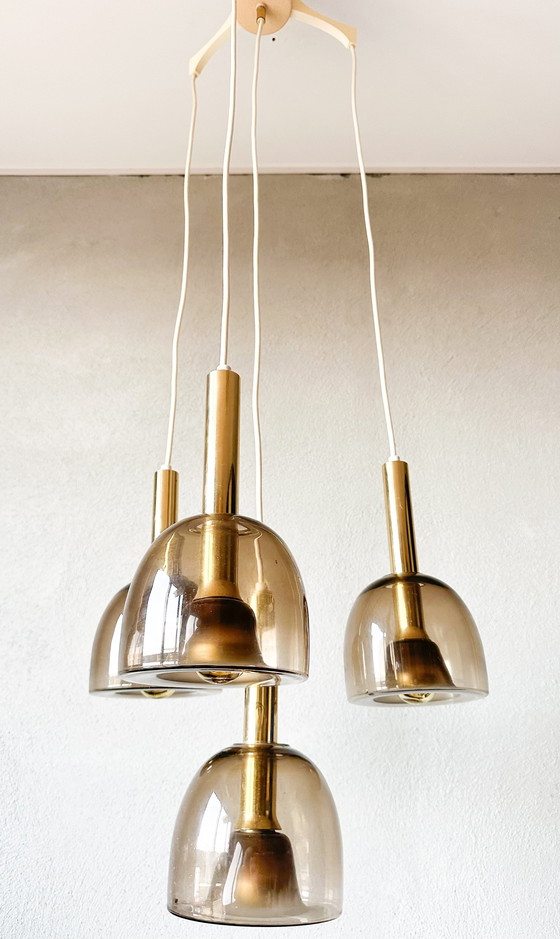 Image 1 of Vintage Smoked Cascade Lamp