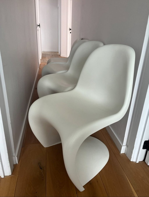 4x Vitra Verner Panton Stoelen