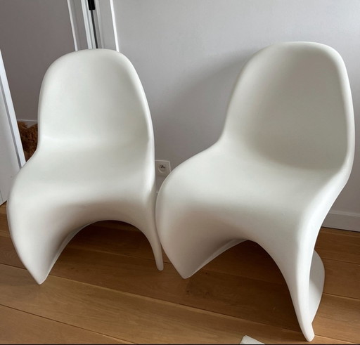 4x Vitra Verner Panton Stoelen