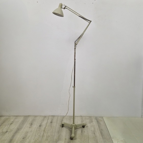 Image 1 of Mid Century Medische Vloerlamp Door H Busquet Voor Hala, Nl 1960S