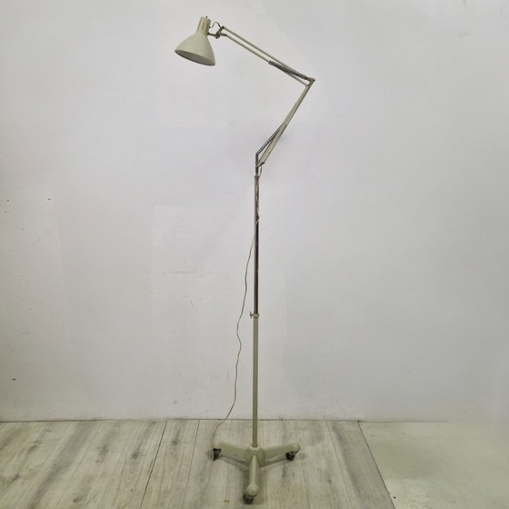 Image 1 of Mid Century Medische Vloerlamp Door H Busquet Voor Hala, Nl 1960S