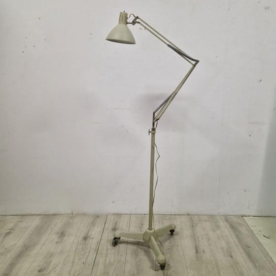 Image 1 of Mid Century Medische Vloerlamp Door H Busquet Voor Hala, Nl 1960S