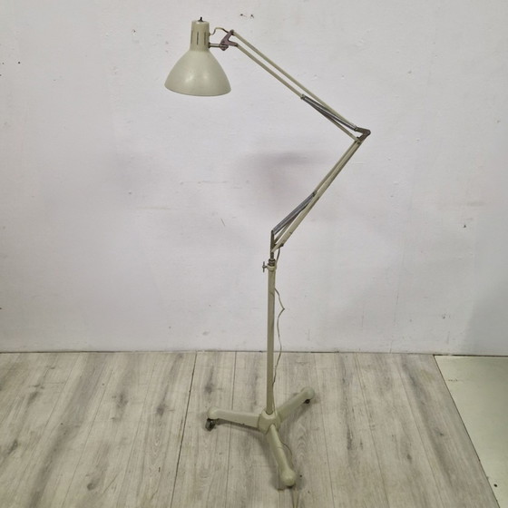 Image 1 of Mid Century Medische Vloerlamp Door H Busquet Voor Hala, Nl 1960S