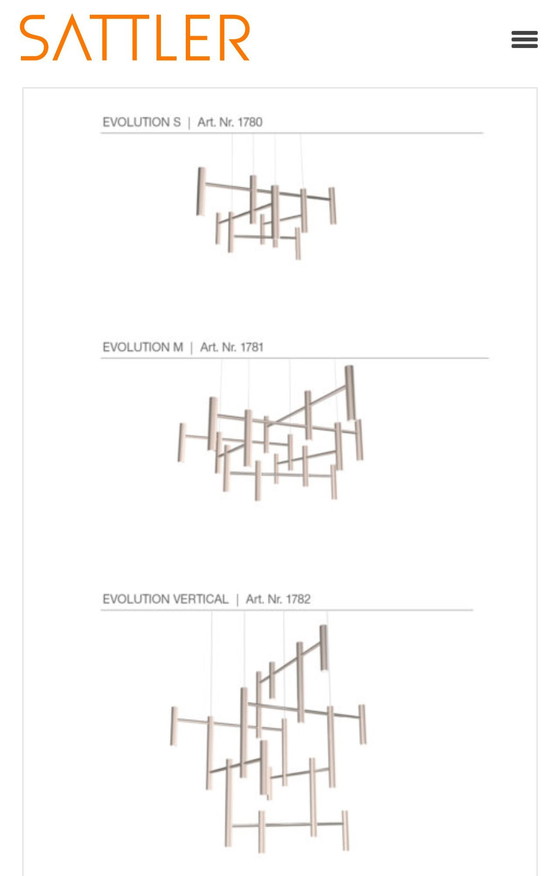 Image 1 of Sattler Evolution M Led Pendelarmatuur