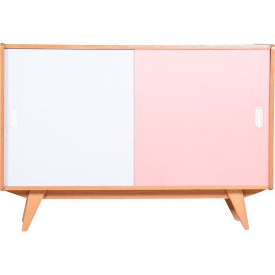 Image 1 of Vintage eiken en multiplex dressoir van Jiří Jiroutek voor Interier Praha, 1950