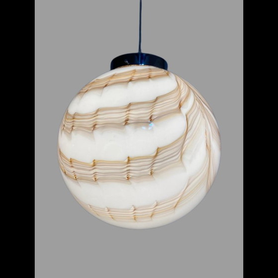 Image 1 of Vintage Murano glazen bol hanglamp, 1970