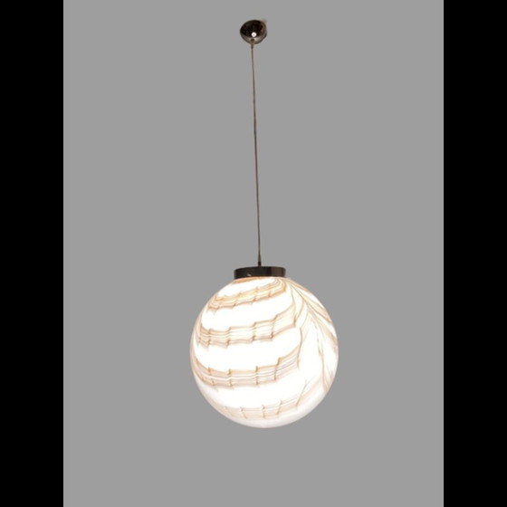 Image 1 of Vintage Murano glazen bol hanglamp, 1970