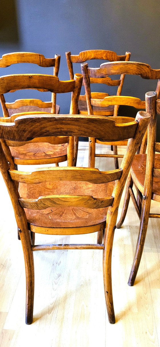 Image 1 of 6x Bistro Stoelen In Zeer Goede Staat