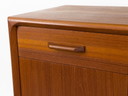 Deense teakhouten schoenenkast, jaren 70