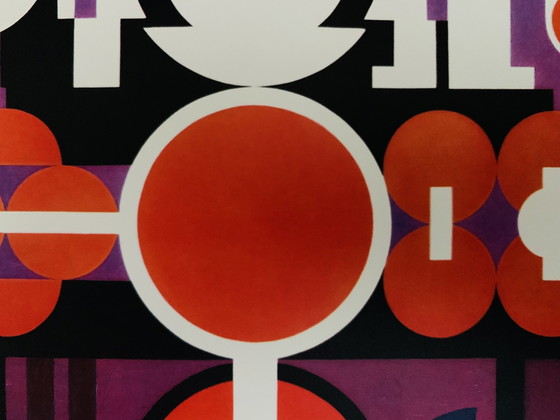 Image 1 of Auguste Herbin: “Nez, 1943”. Gesigneerd In De Plaat. Zeldzame Antiquarische Collotype. 