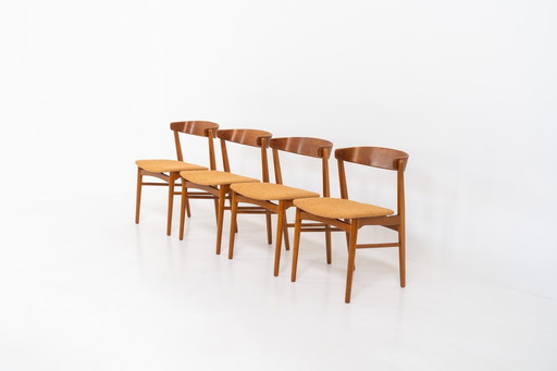 Set van 4 "Model 206" Eetkamerstoelen van Farstrup