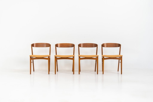 Set van 4 "Model 206" Eetkamerstoelen van Farstrup