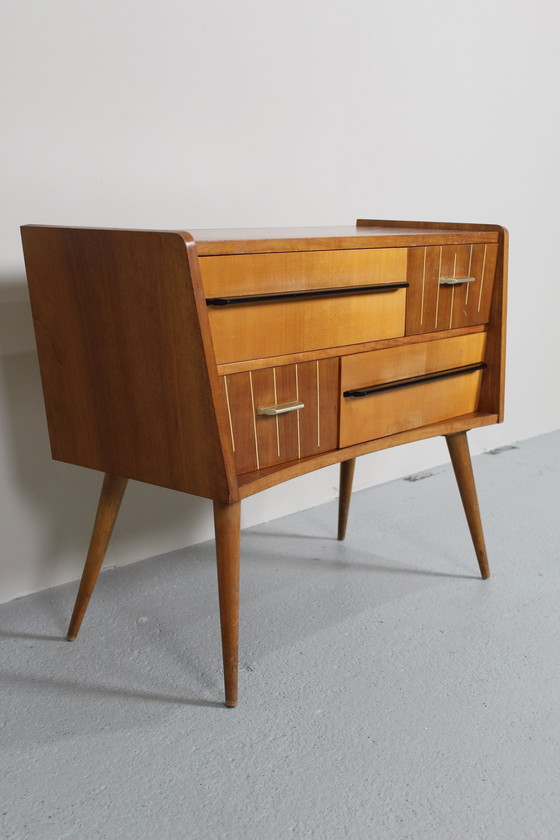 Image 1 of Vintage Kastje, Dressoir, Sideboard - Jaren '50