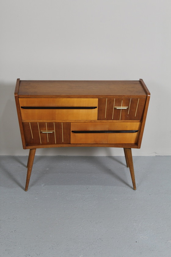 Image 1 of Vintage Kastje, Dressoir, Sideboard - Jaren '50